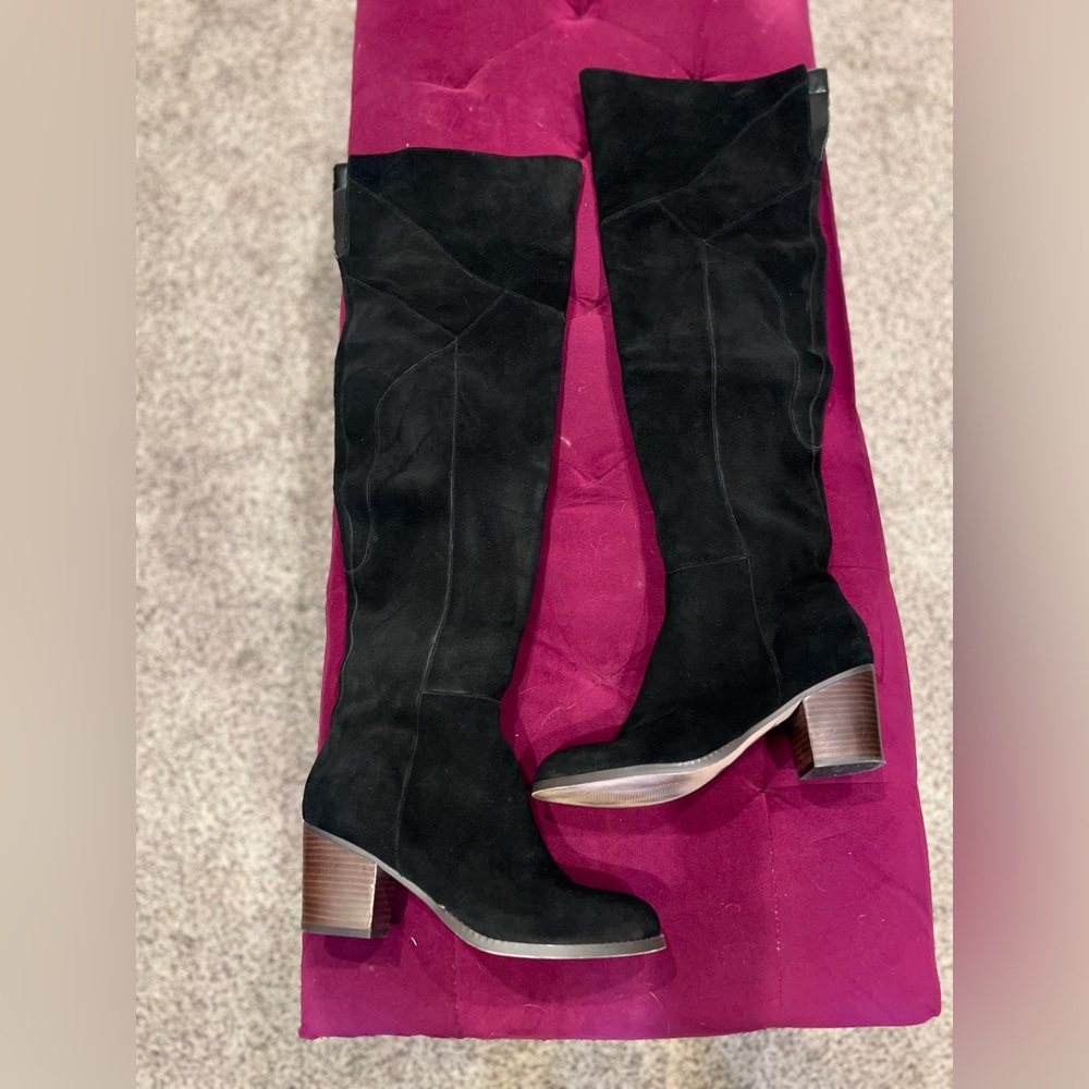 Sole Society Catalina Suede Over the Knee Boots - Size 9.5
